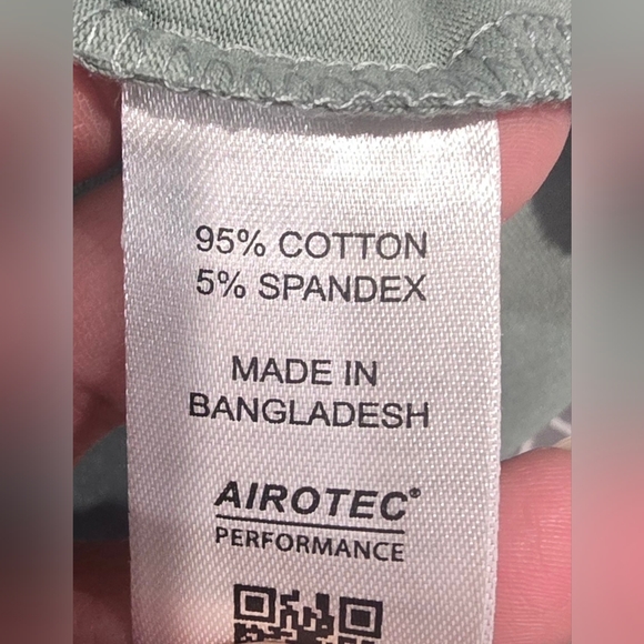 Tailor Vintage Men's Airotec Performance Polo Size XXL In Sage Green - Picture 7 of 7